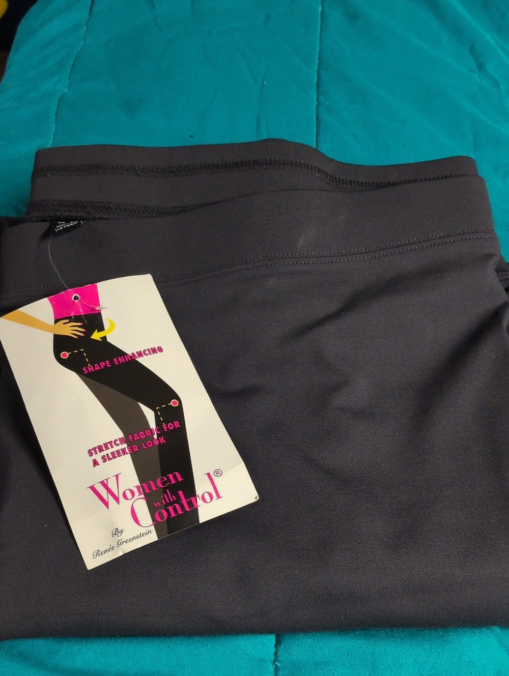 Women With Control Black Shape-Enhancing Leggings